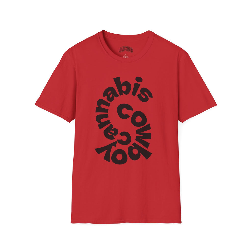Cannabis Co. Spiral T‑Shirt — Retro Cannabis Graphic Tee
