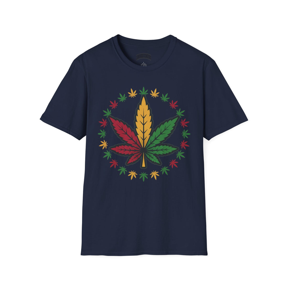 Rasta Cannabis Leaf T-Shirt – Reggae Red Yellow Green Marijuana Tee