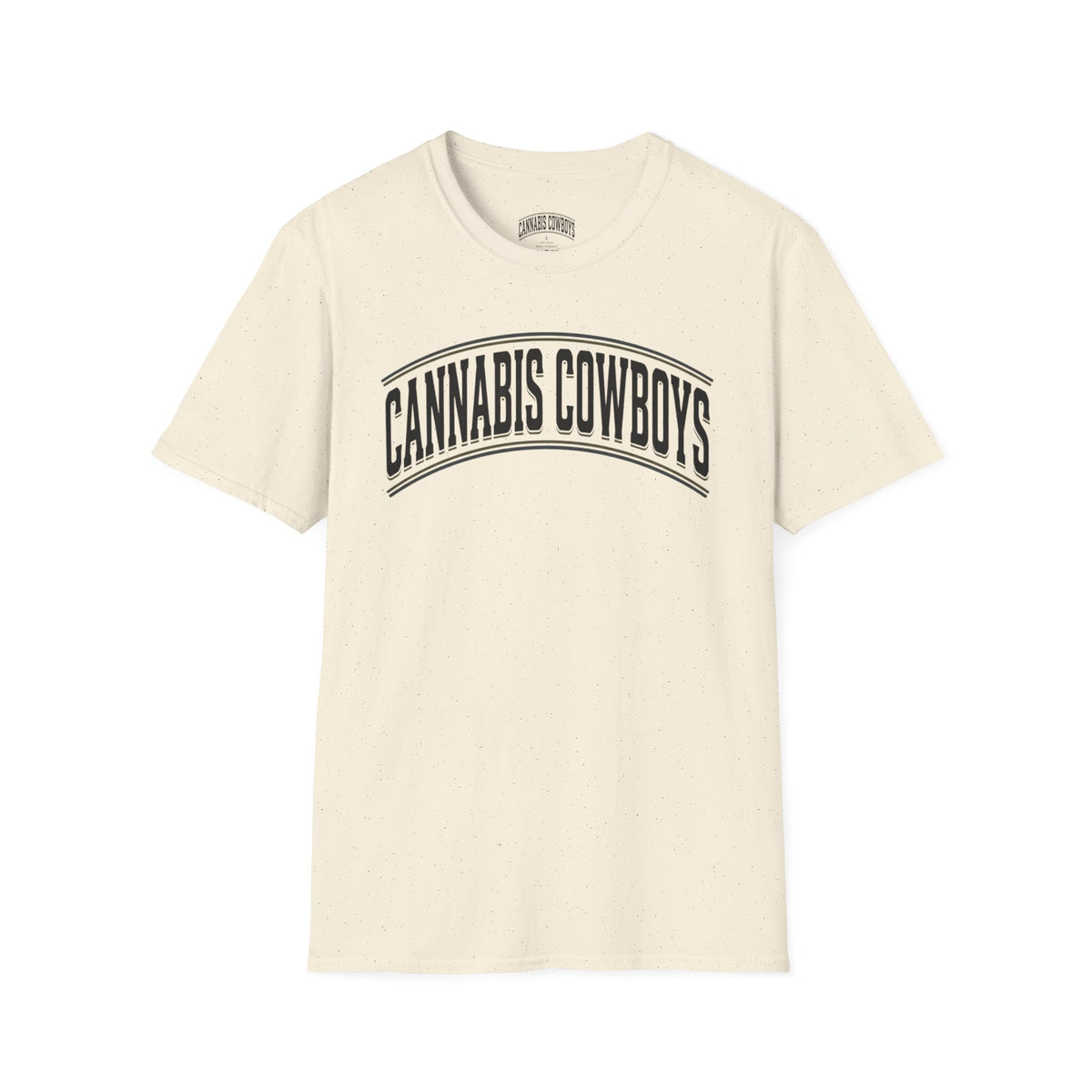 Cannabis Cowboys T-Shirt — Minimalist Cannabis Leaf Tee