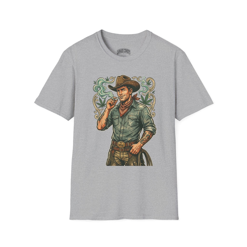 Cowboy Westman T‑Shirt — Vintage Ranch Smoke Graphic Tee