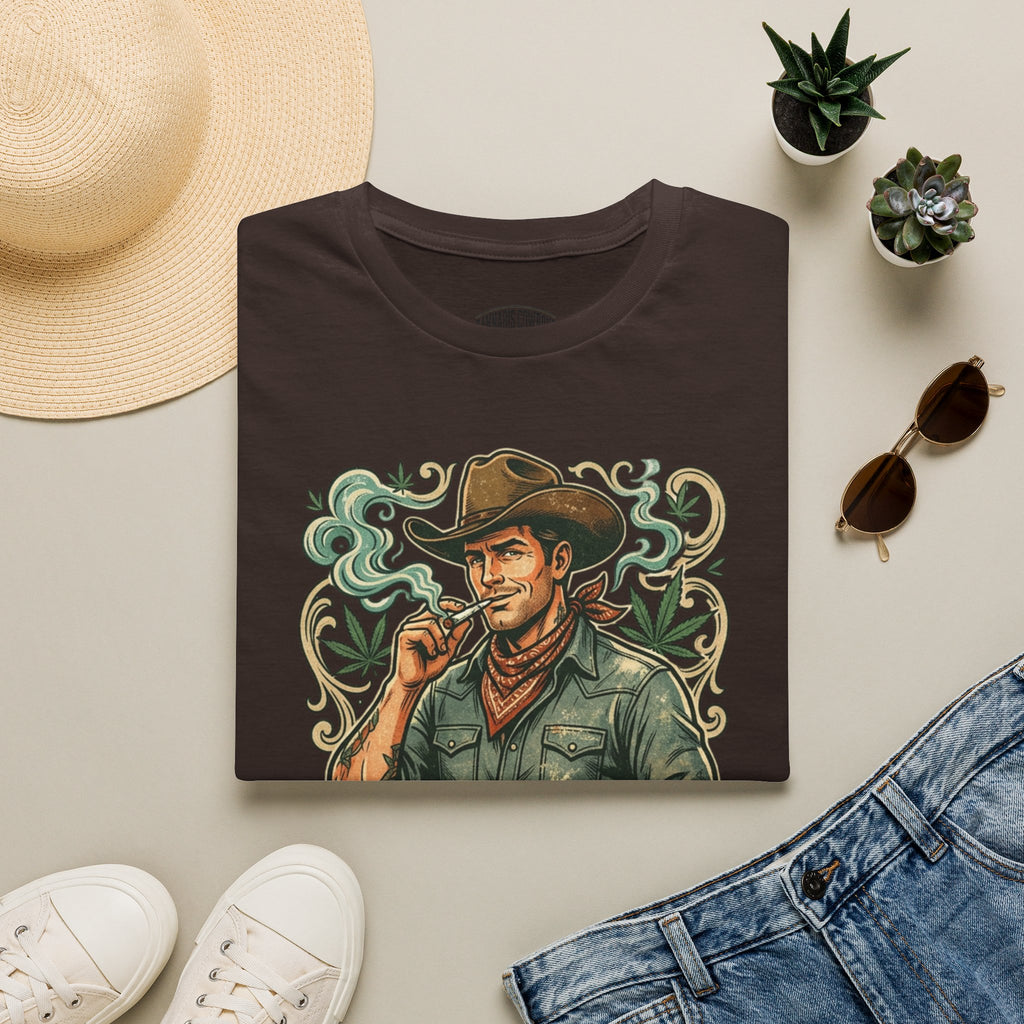 Cowboy Westman T‑Shirt — Vintage Ranch Smoke Graphic Tee