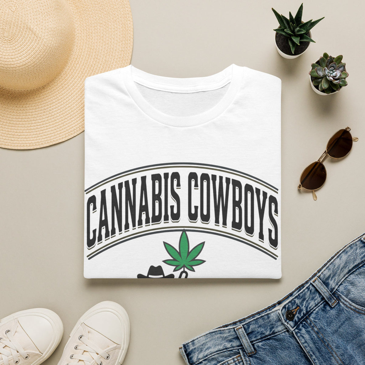 Cannabis Cowboys Graphic T-Shirt