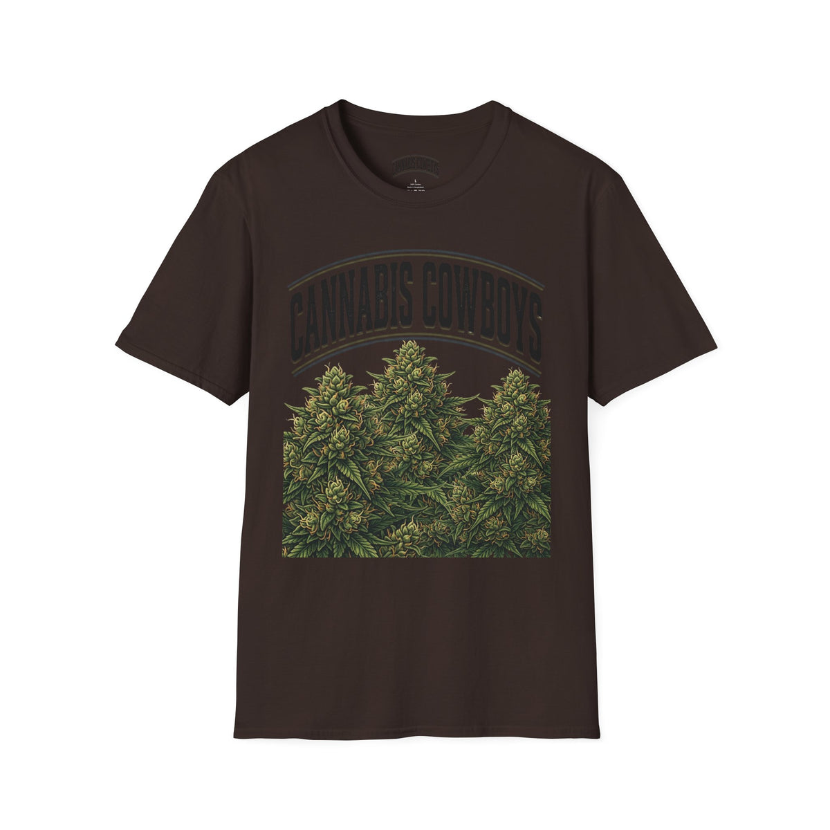 Cannabis Cowboys T-Shirt — Vintage Marijuana Graphic Tee for Enthusiasts