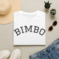 BIMBO Graphic T-Shirt — Bold Collegiate Lettering Tee