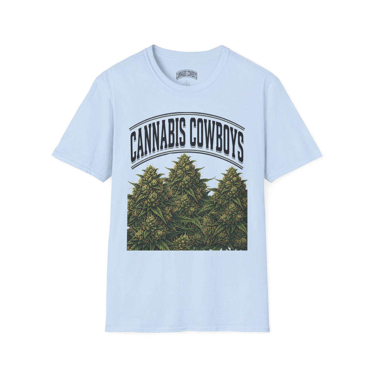 Cannabis Cowboys T-Shirt — Vintage Marijuana Graphic Tee for Enthusiasts