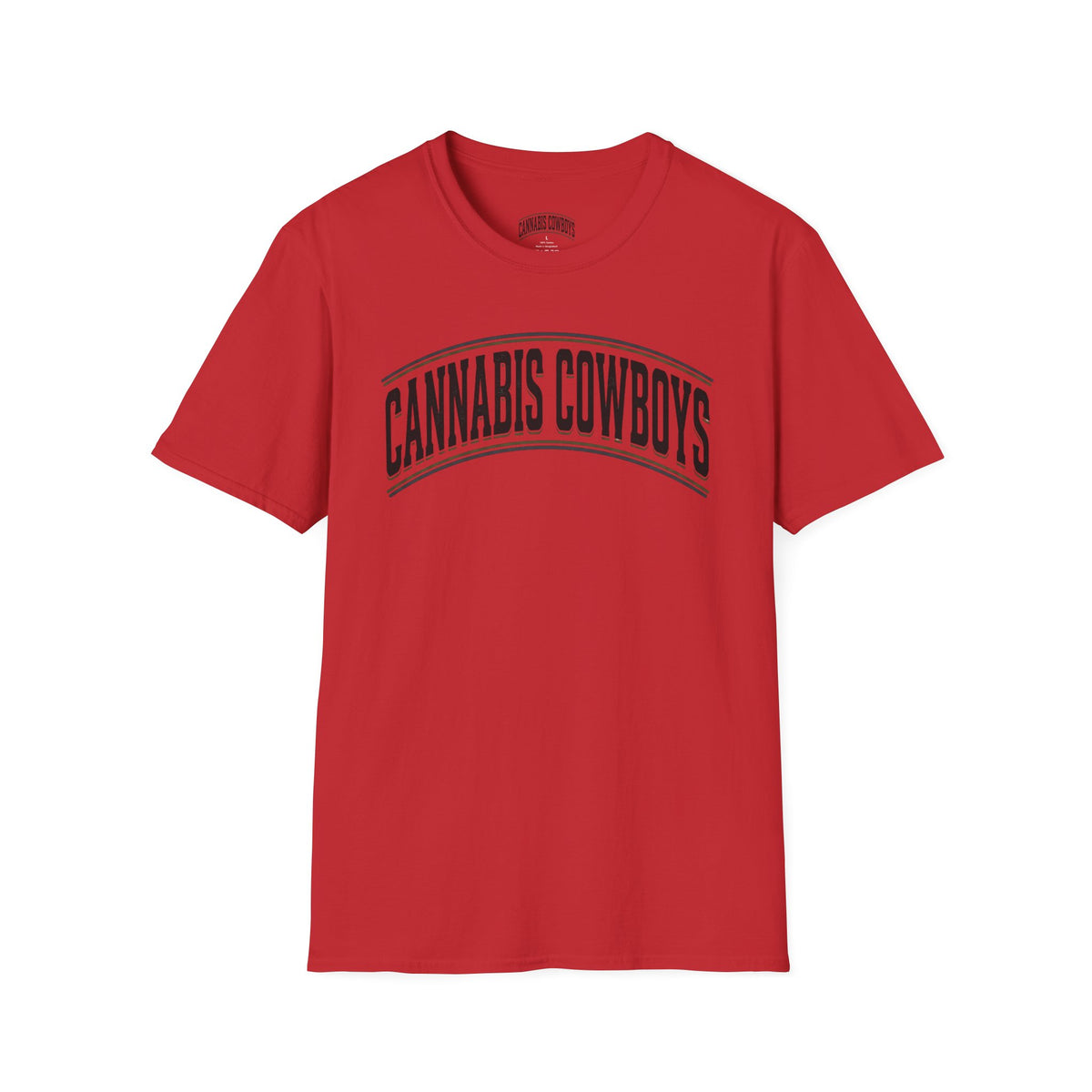 Cannabis Cowboys T-Shirt — Minimalist Cannabis Leaf Tee