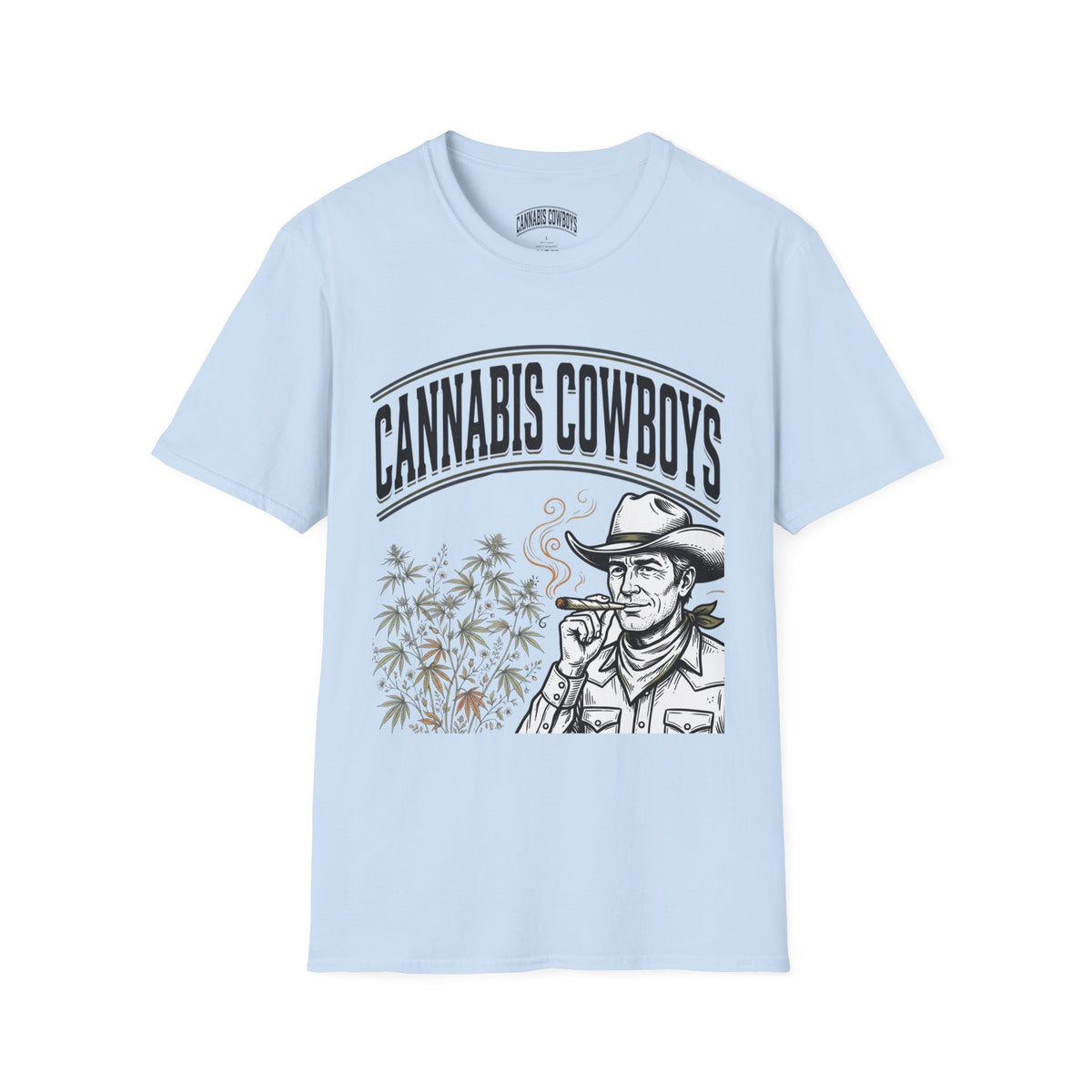 Cannabis Cowboys T-Shirt — Western Cannabis Graphic Tee