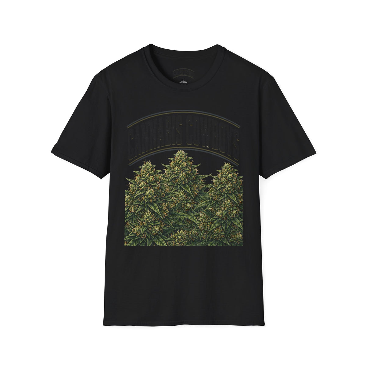 Cannabis Cowboys T-Shirt — Vintage Marijuana Graphic Tee for Enthusiasts
