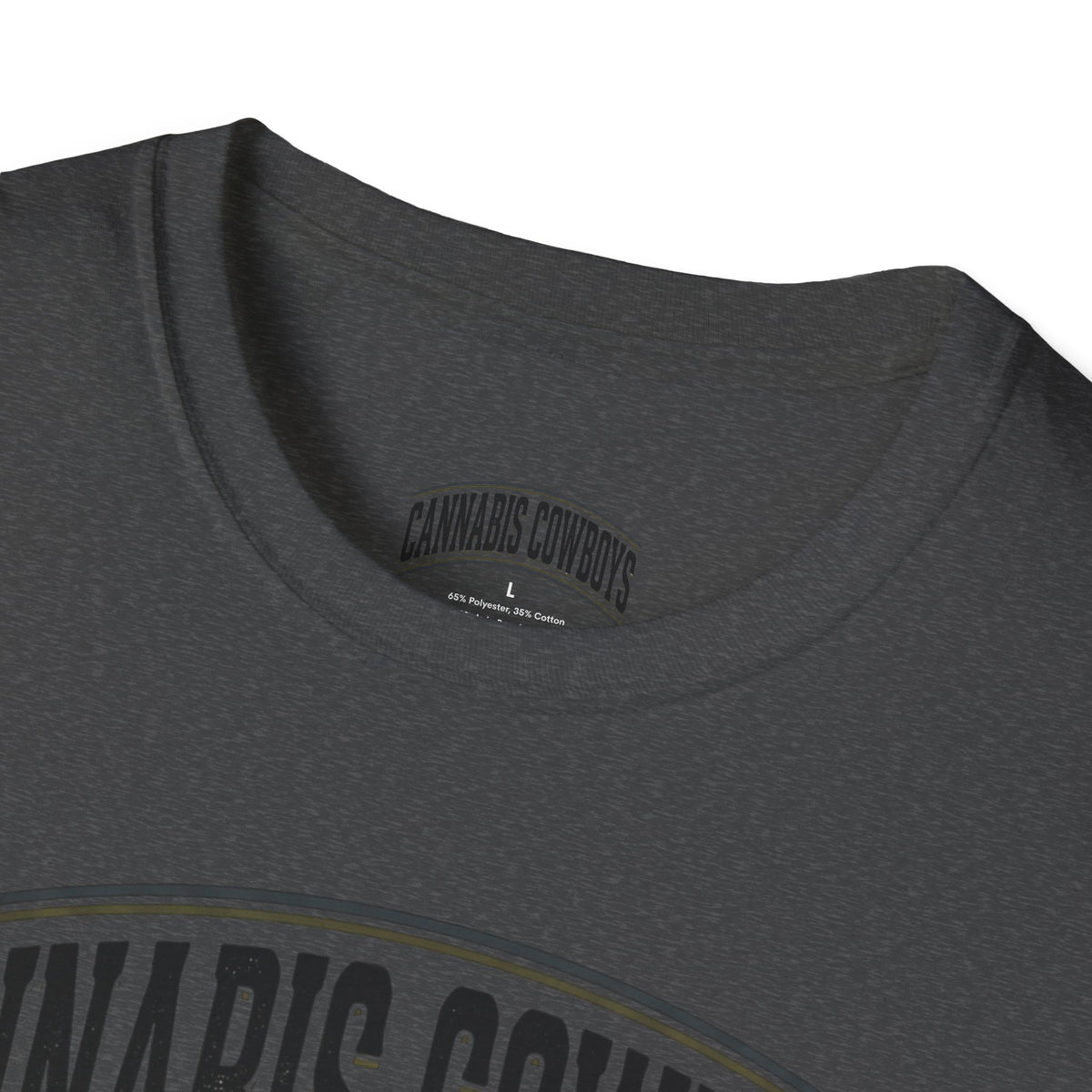 Cannabis Cowboys T-Shirt — Minimalist Cannabis Leaf Tee