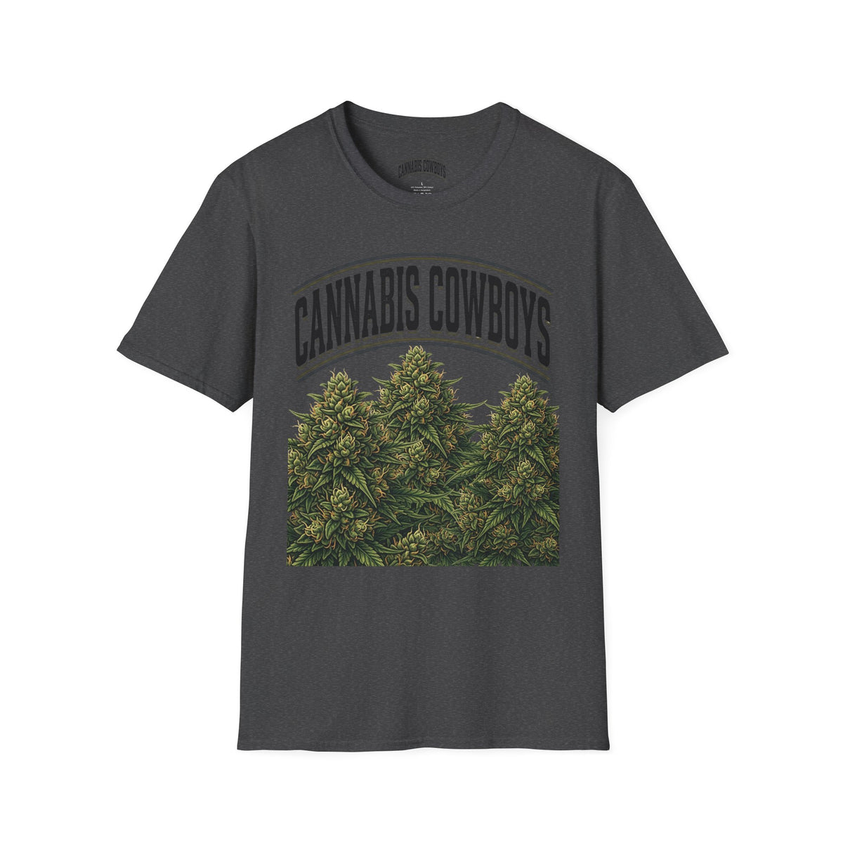 Cannabis Cowboys T-Shirt — Vintage Marijuana Graphic Tee for Enthusiasts