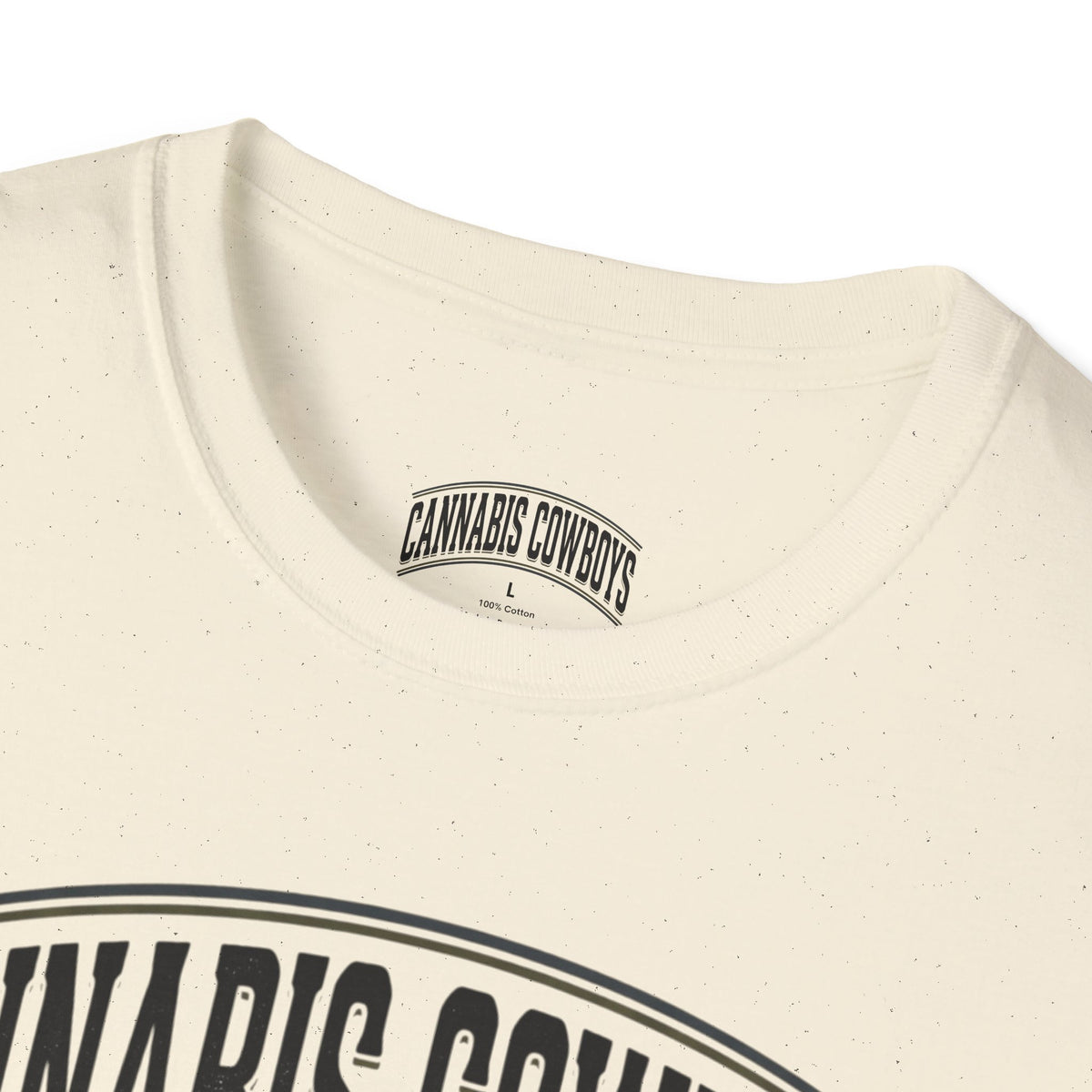Cannabis Cowboys T-Shirt — Minimalist Cannabis Leaf Tee