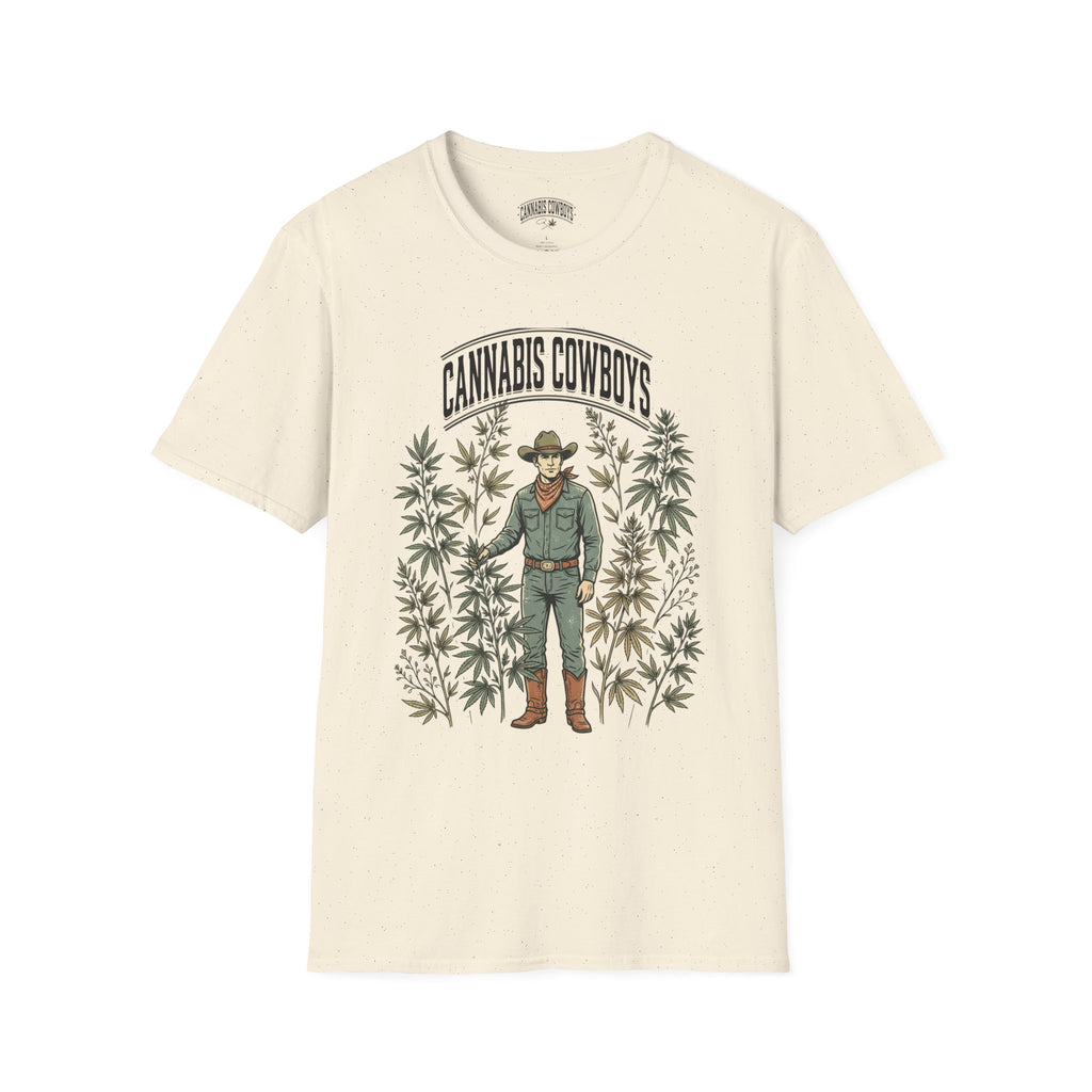 Cannabis Cowboys T-Shirt — Vintage Western Hemp Graphic Tee