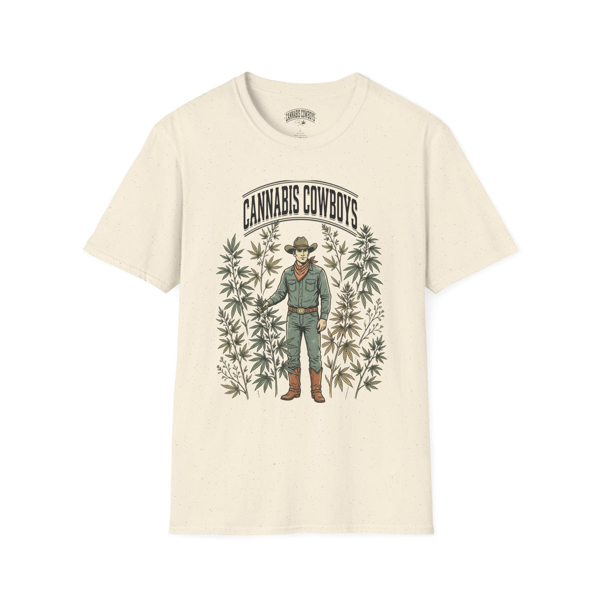 Cannabis Cowboys T-Shirt — Vintage Western Hemp Graphic Tee