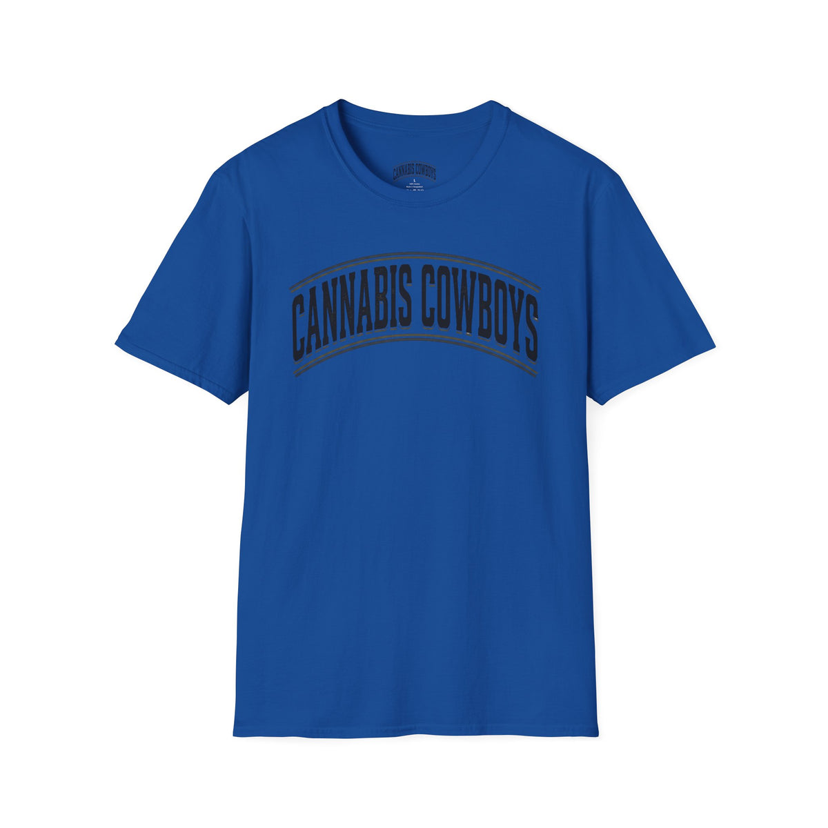 Cannabis Cowboys T-Shirt — Minimalist Cannabis Leaf Tee