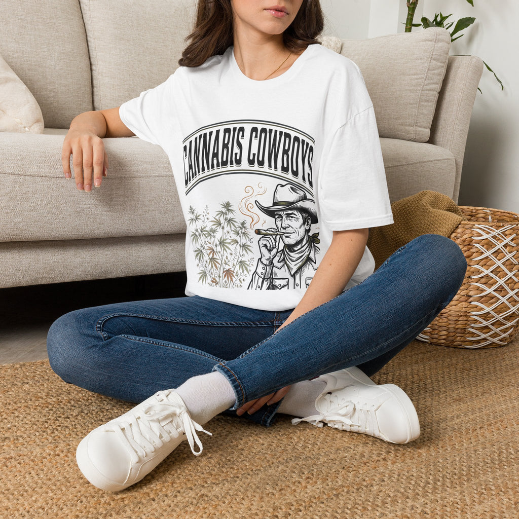 Cannabis Cowboys T-Shirt — Western Cannabis Graphic Tee