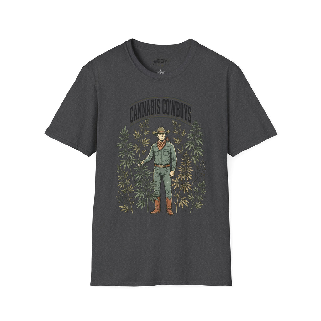 Cannabis Cowboys T-Shirt — Vintage Western Hemp Graphic Tee