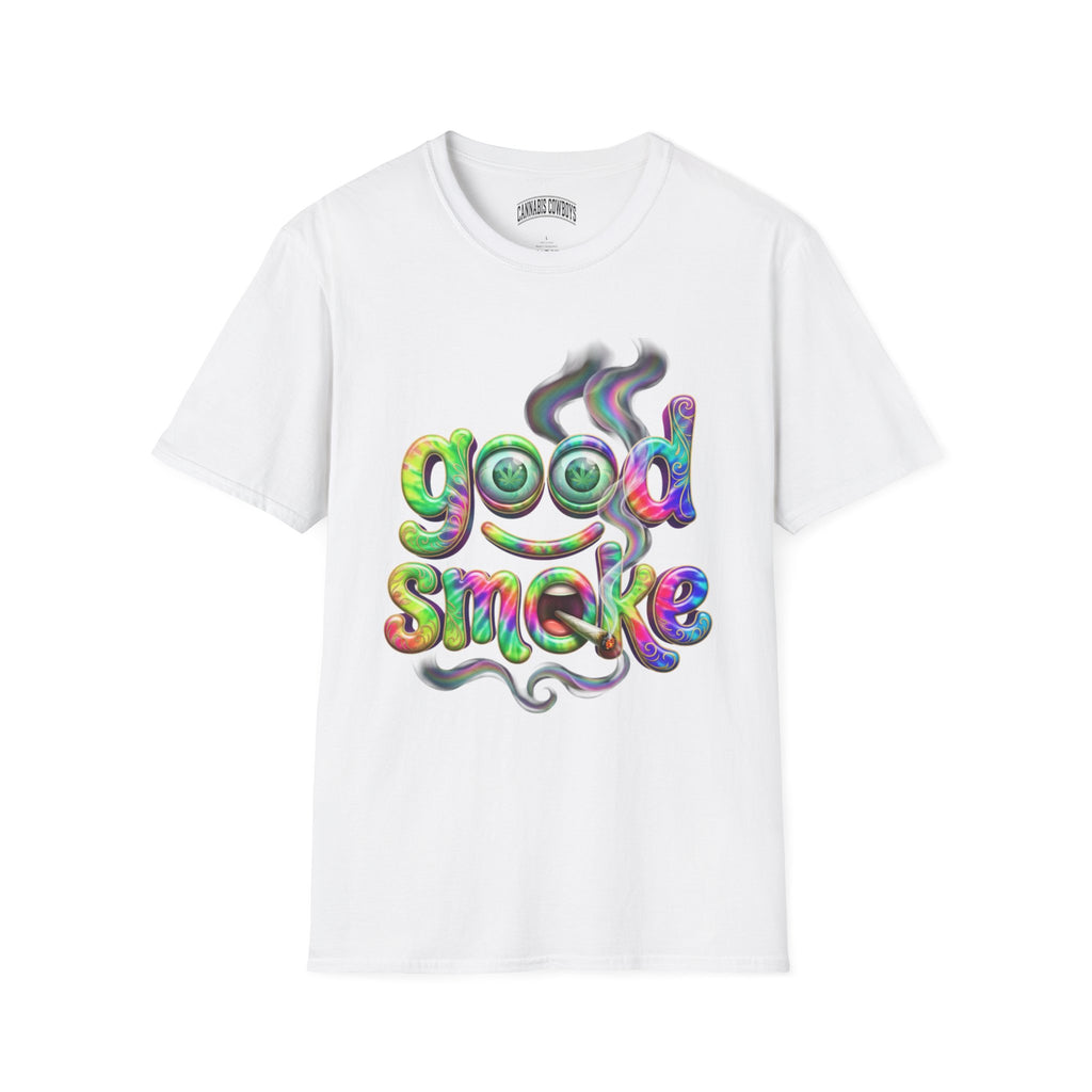Good Smoke T-Shirt — Retro Psychedelic 420 Graphic Tee