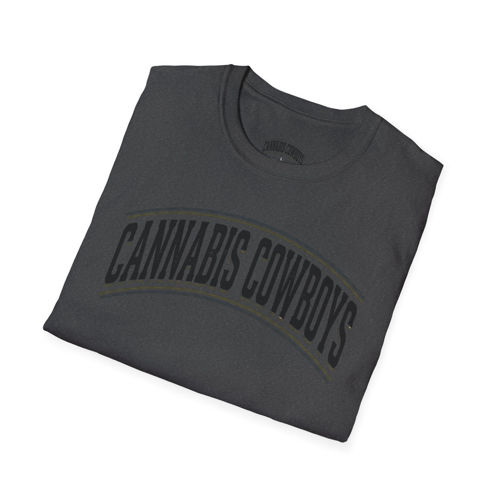 Cannabis Cowboys T-Shirt — Minimalist Cannabis Leaf Tee