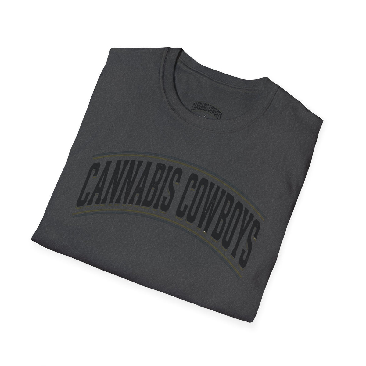 Cannabis Cowboys T-Shirt — Minimalist Cannabis Leaf Tee