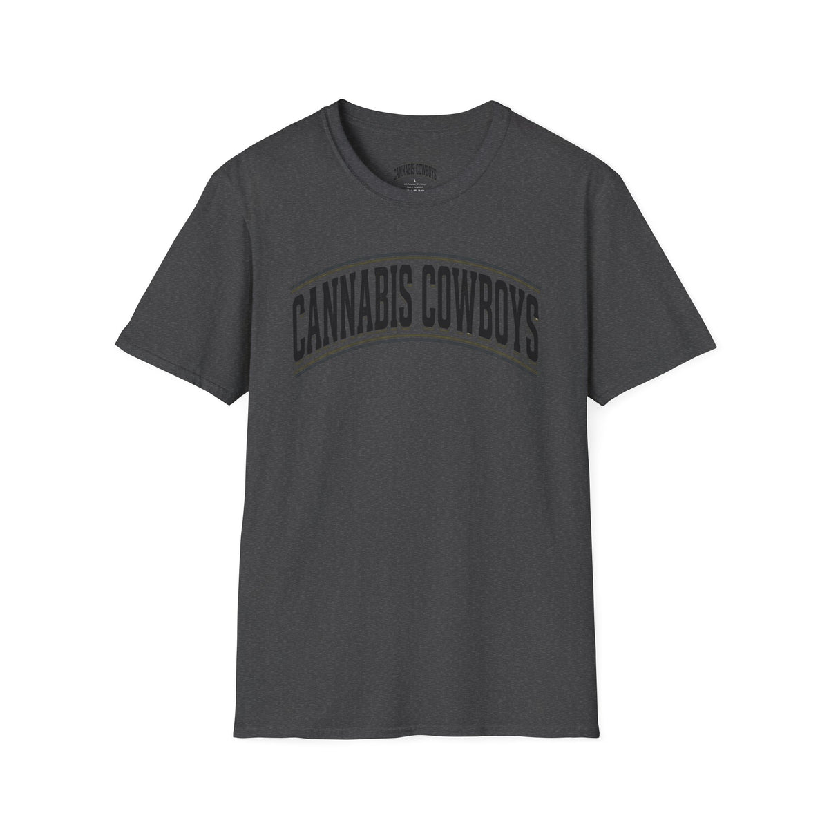 Cannabis Cowboys T-Shirt — Minimalist Cannabis Leaf Tee