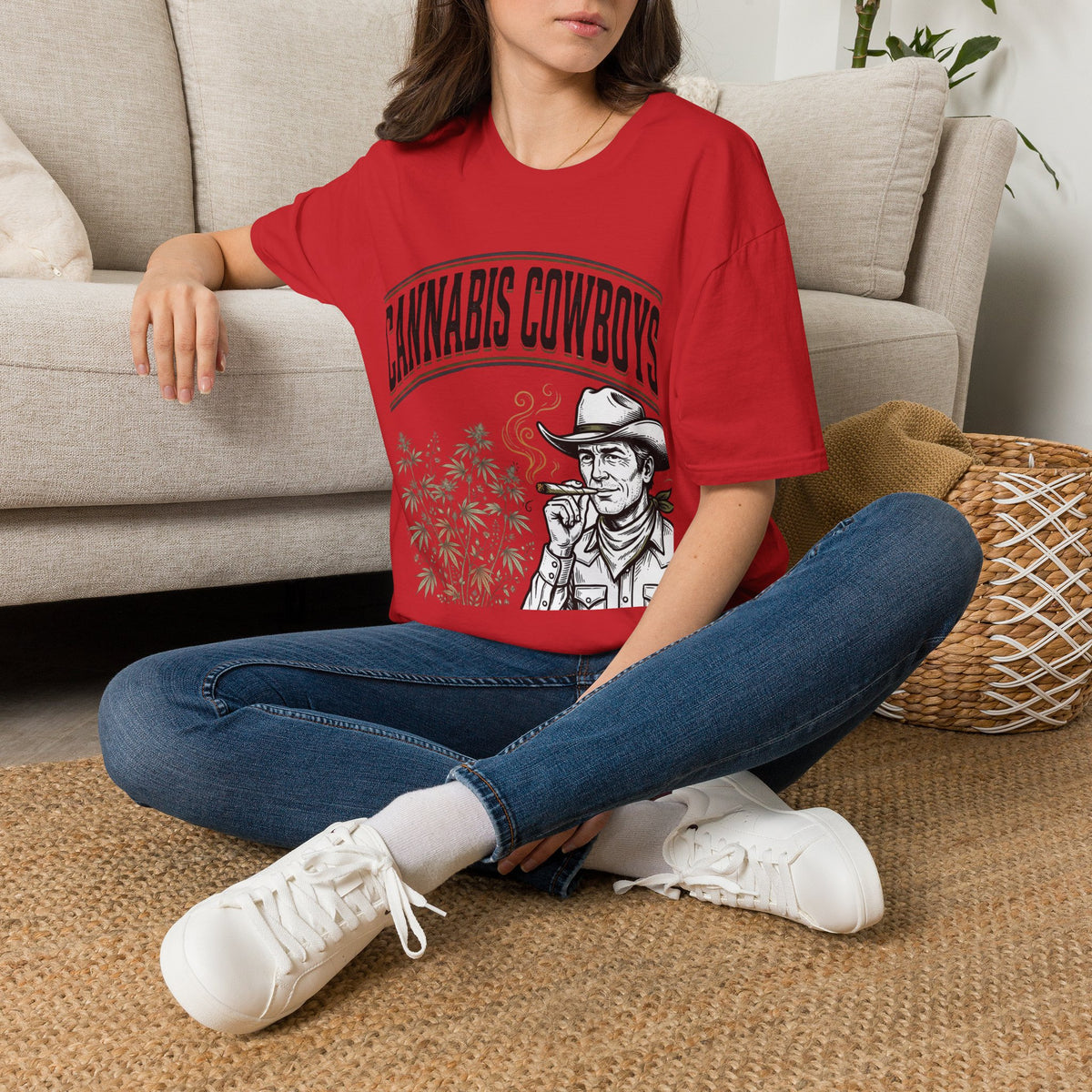 Cannabis Cowboys T-Shirt — Western Cannabis Graphic Tee