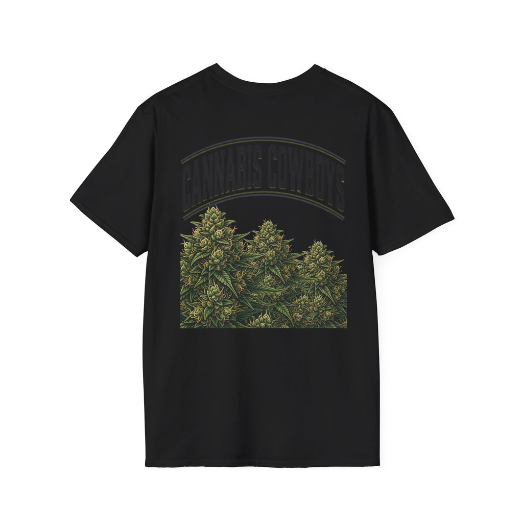 Cannabis Cowboys T-Shirt — Vintage Marijuana Graphic Tee for Enthusiasts
