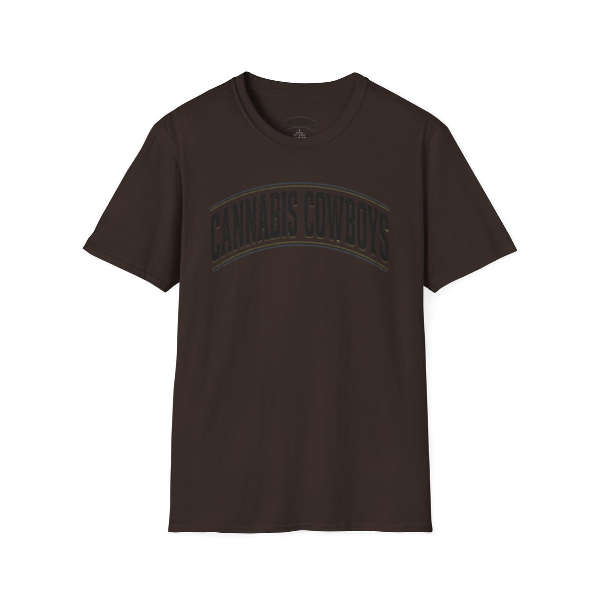 Cannabis Cowboys T-Shirt — Minimalist Cannabis Leaf Tee