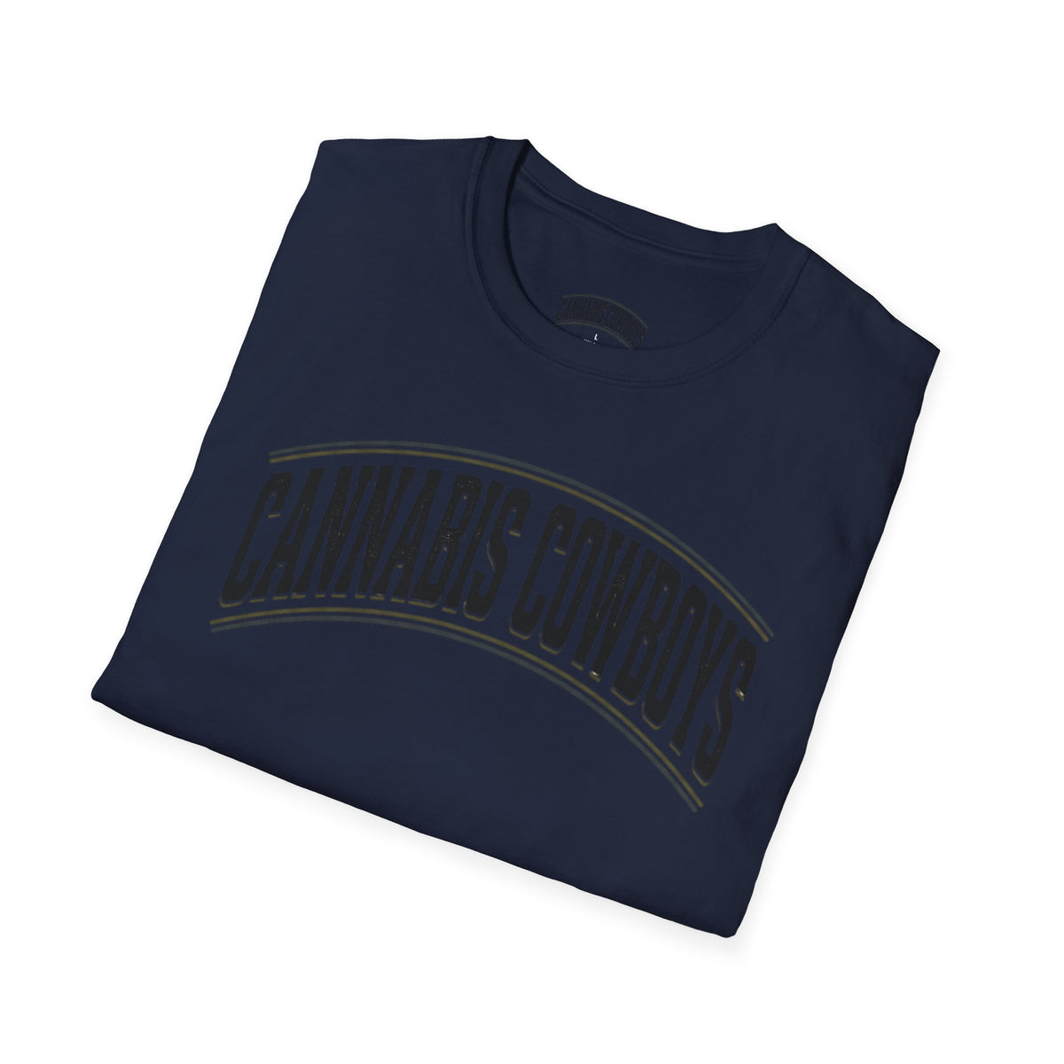 Cannabis Cowboys T-Shirt — Minimalist Cannabis Leaf Tee