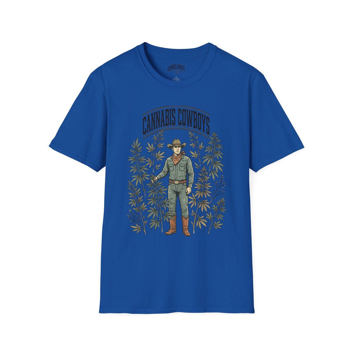 Cannabis Cowboys T-Shirt — Vintage Western Hemp Graphic Tee