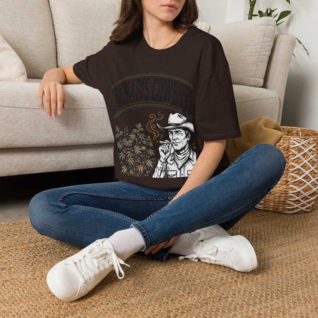 Cannabis Cowboys T-Shirt — Western Cannabis Graphic Tee