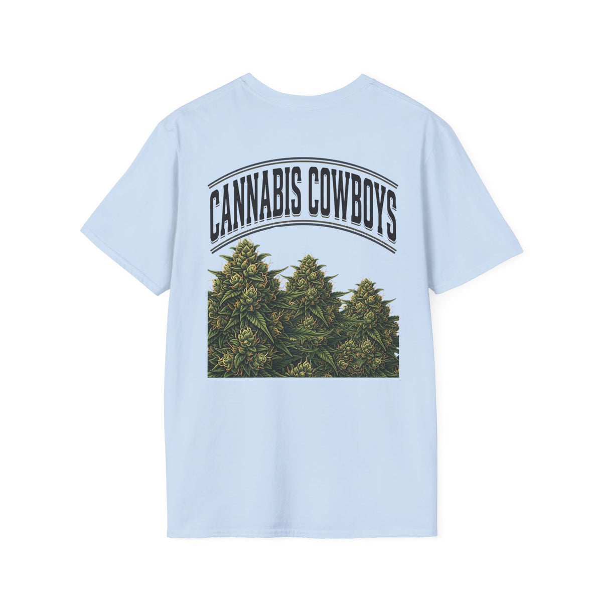 Cannabis Cowboys T-Shirt — Vintage Marijuana Graphic Tee for Enthusiasts