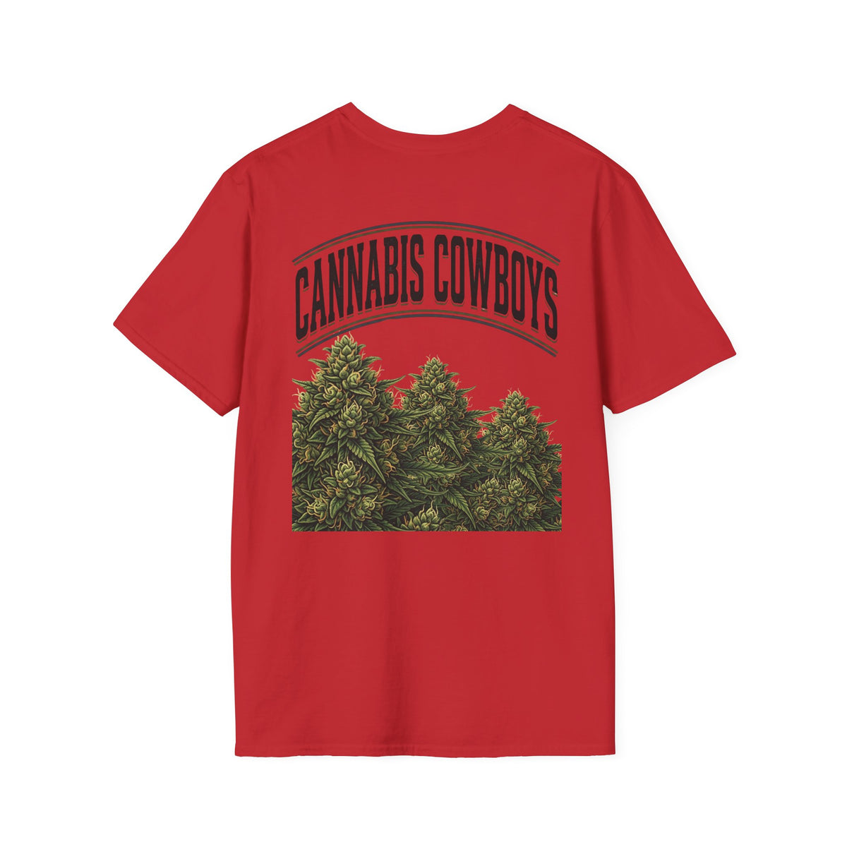 Cannabis Cowboys T-Shirt — Vintage Marijuana Graphic Tee for Enthusiasts