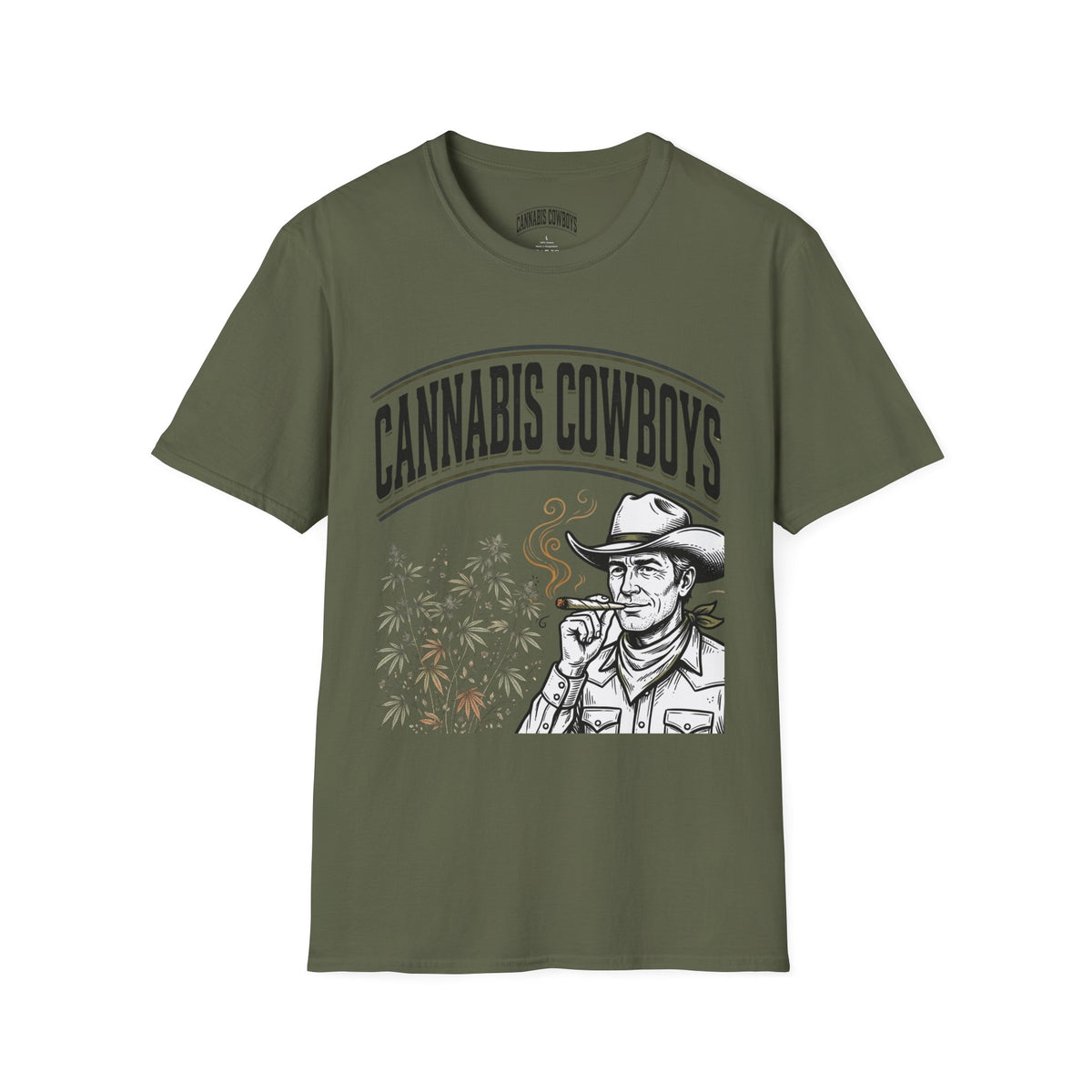 Cannabis Cowboys T-Shirt — Western Cannabis Graphic Tee