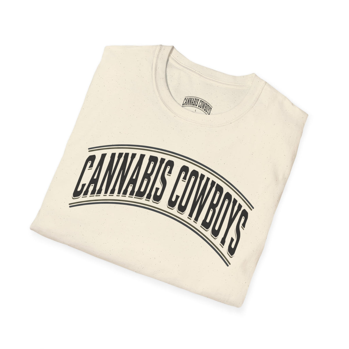 Cannabis Cowboys T-Shirt — Minimalist Cannabis Leaf Tee