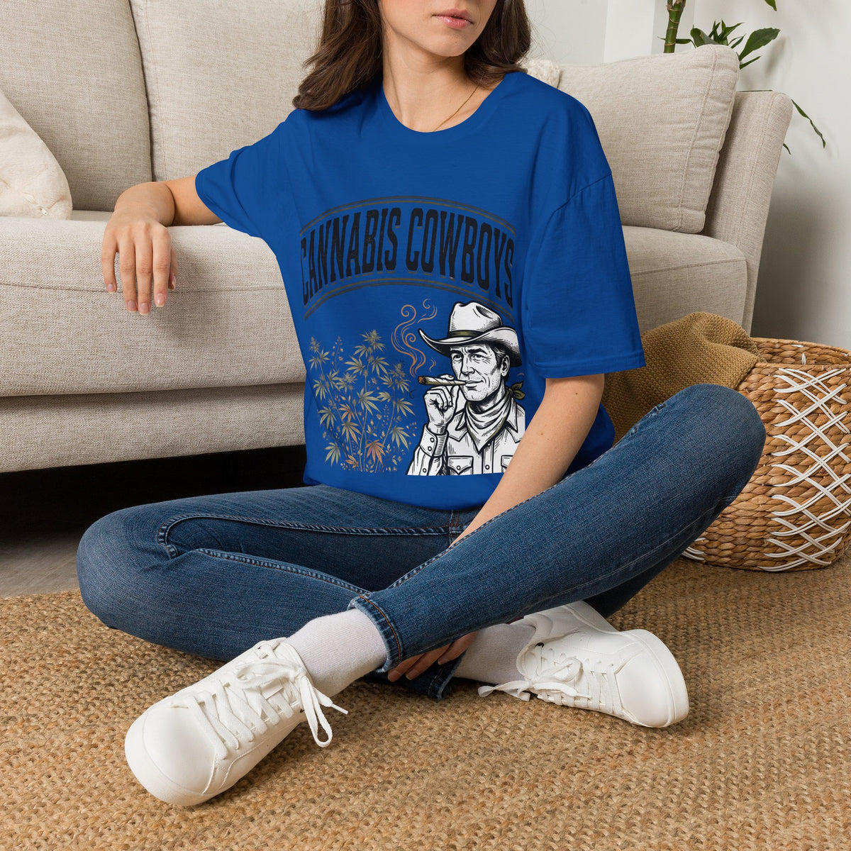 Cannabis Cowboys T-Shirt — Western Cannabis Graphic Tee