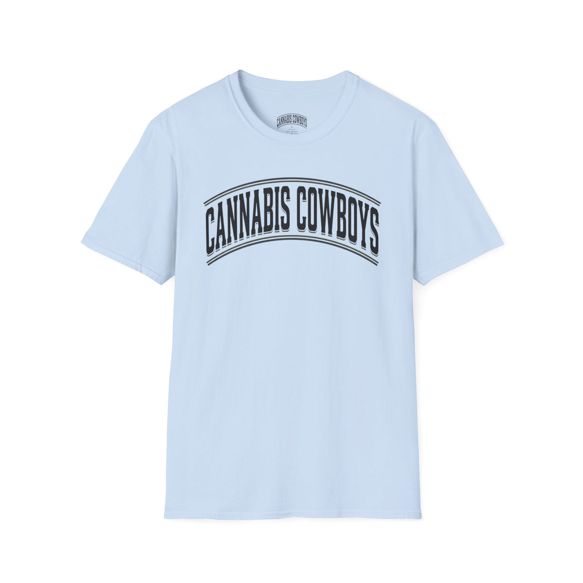 Cannabis Cowboys T-Shirt — Minimalist Cannabis Leaf Tee