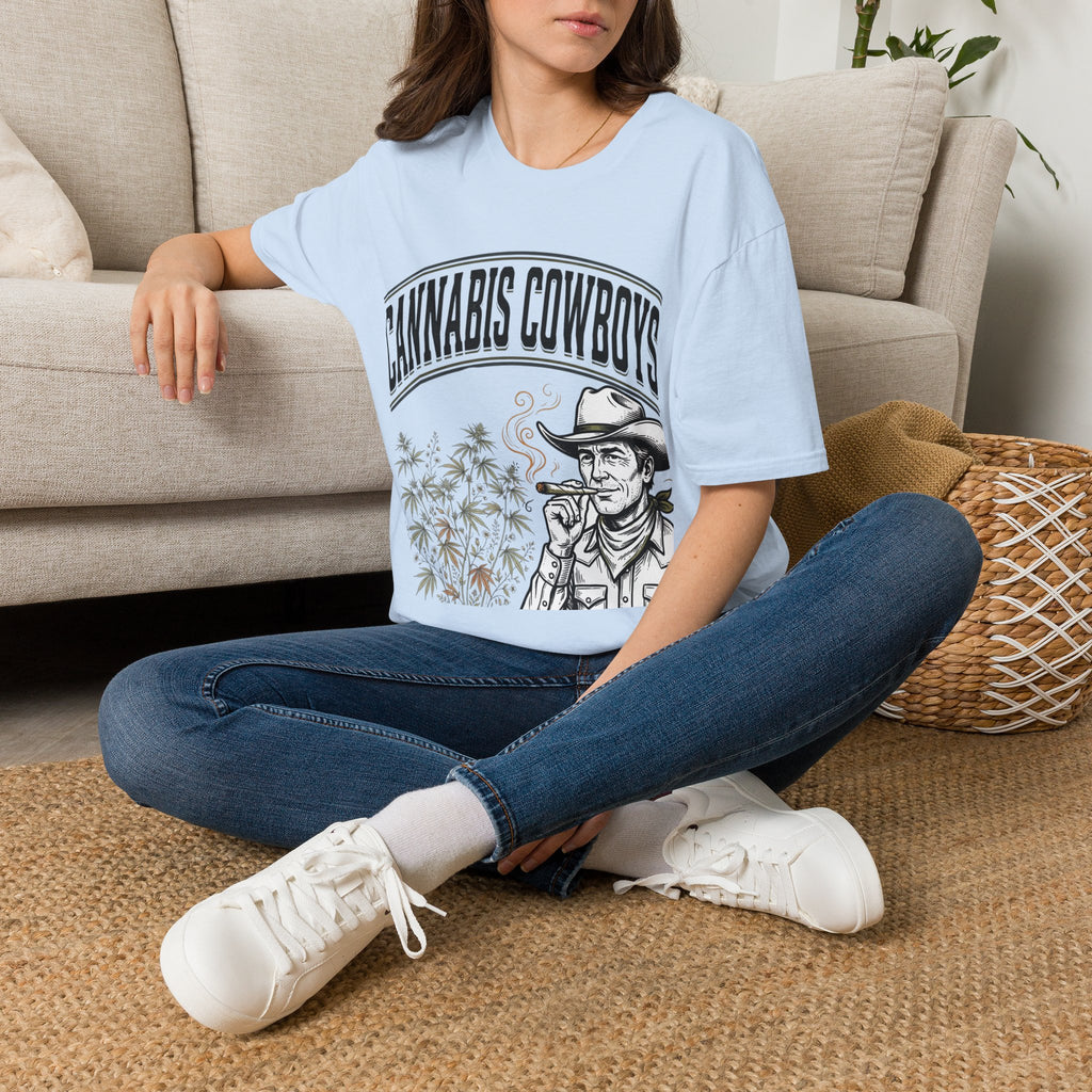 Cannabis Cowboys T-Shirt — Western Cannabis Graphic Tee
