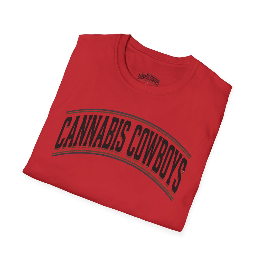 Cannabis Cowboys T-Shirt — Minimalist Cannabis Leaf Tee