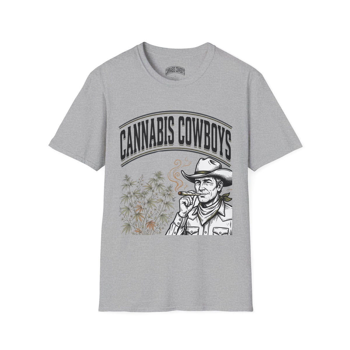 Cannabis Cowboys T-Shirt — Western Cannabis Graphic Tee
