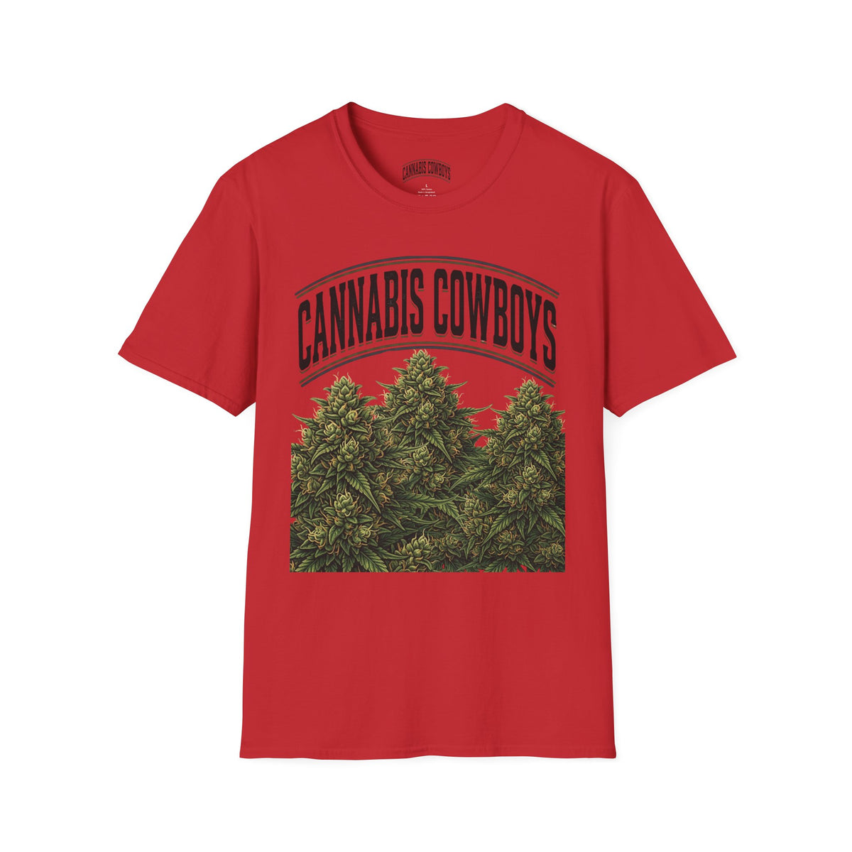 Cannabis Cowboys T-Shirt — Vintage Marijuana Graphic Tee for Enthusiasts