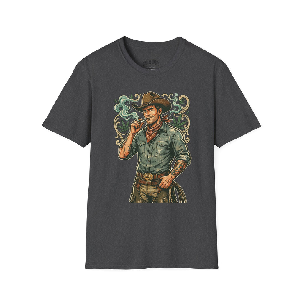 Cowboy Westman T‑Shirt — Vintage Ranch Smoke Graphic Tee