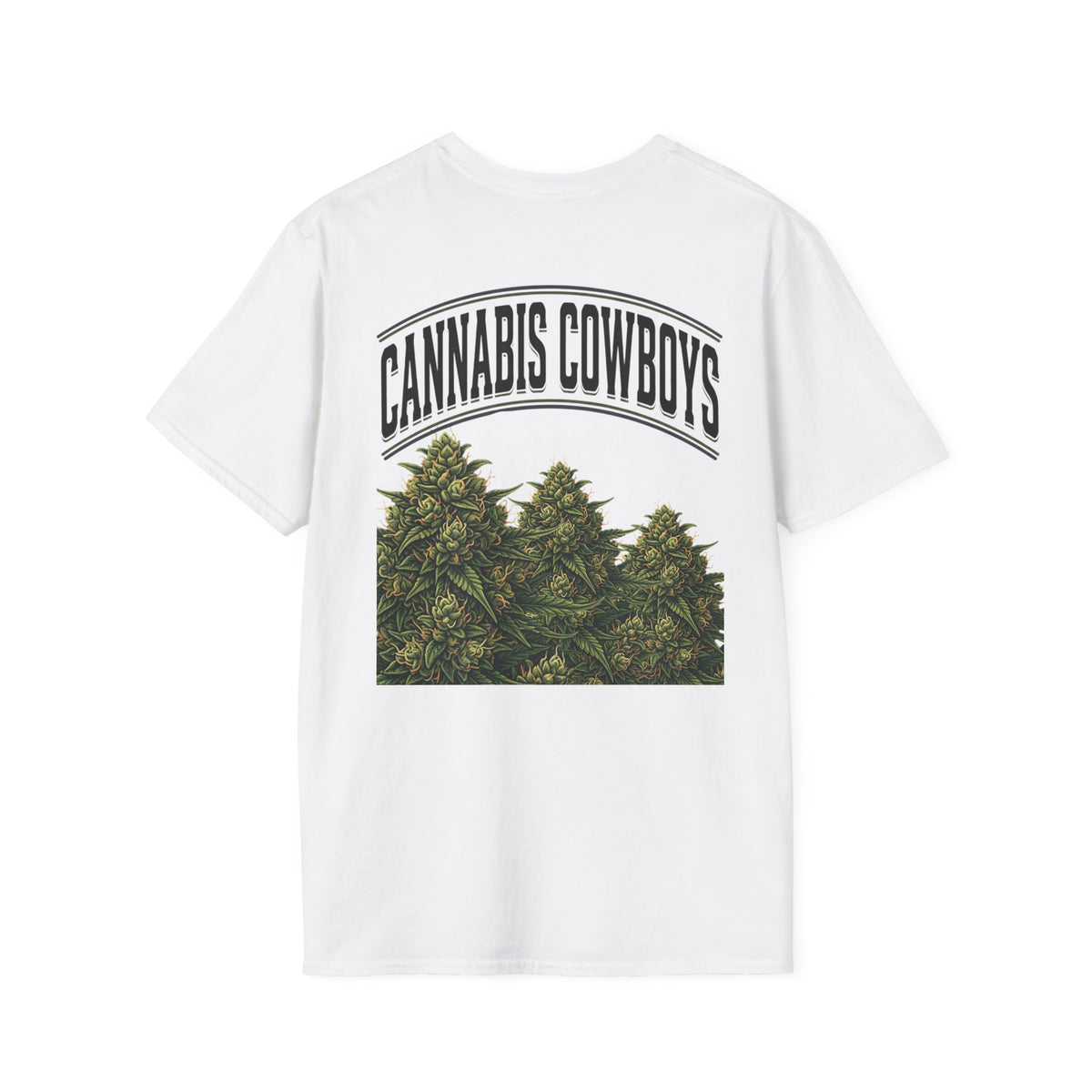 Cannabis Cowboys T-Shirt — Vintage Marijuana Graphic Tee for Enthusiasts