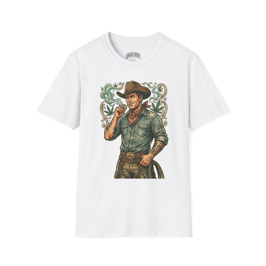 Cowboy Westman T‑Shirt — Vintage Ranch Smoke Graphic Tee