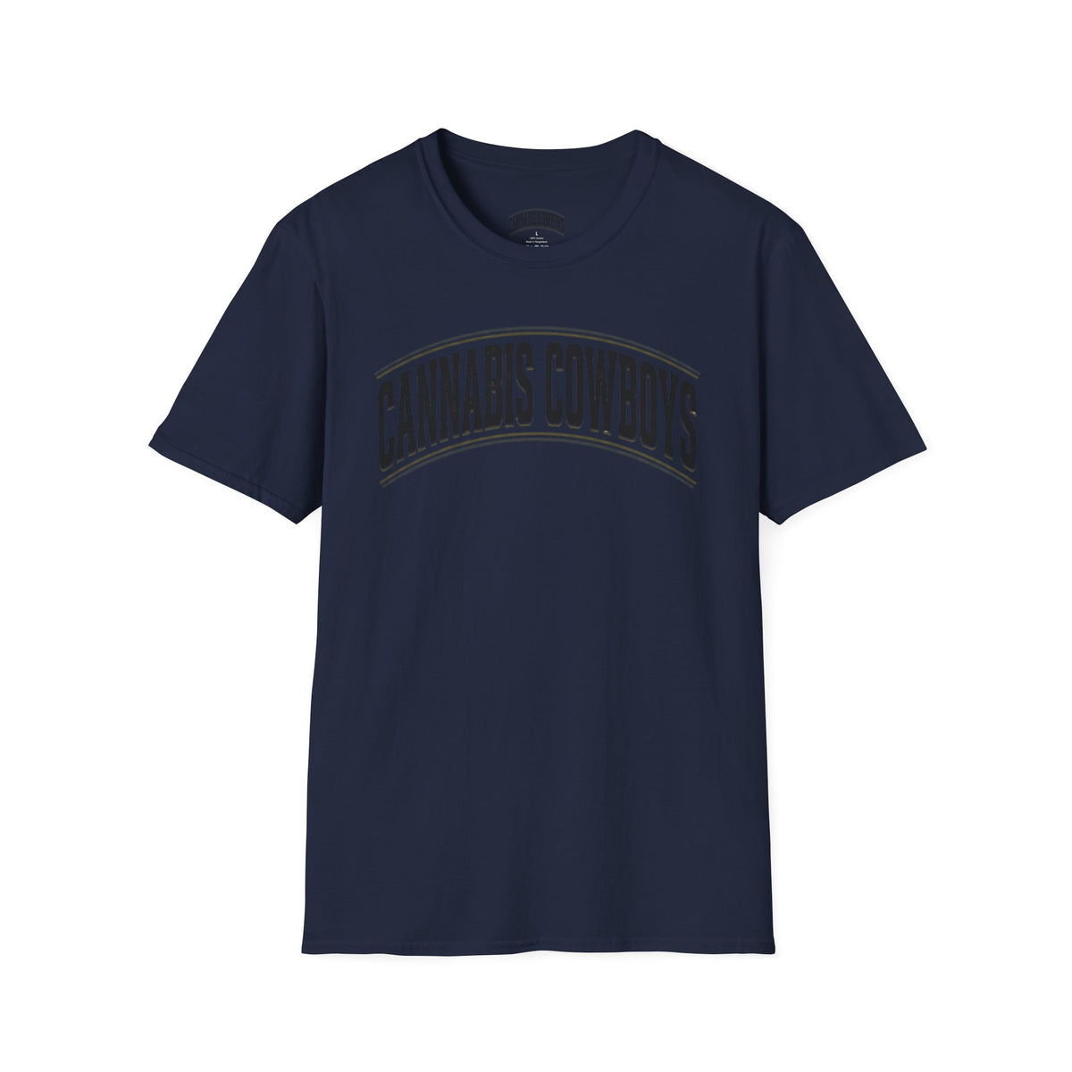 Cannabis Cowboys T-Shirt — Minimalist Cannabis Leaf Tee