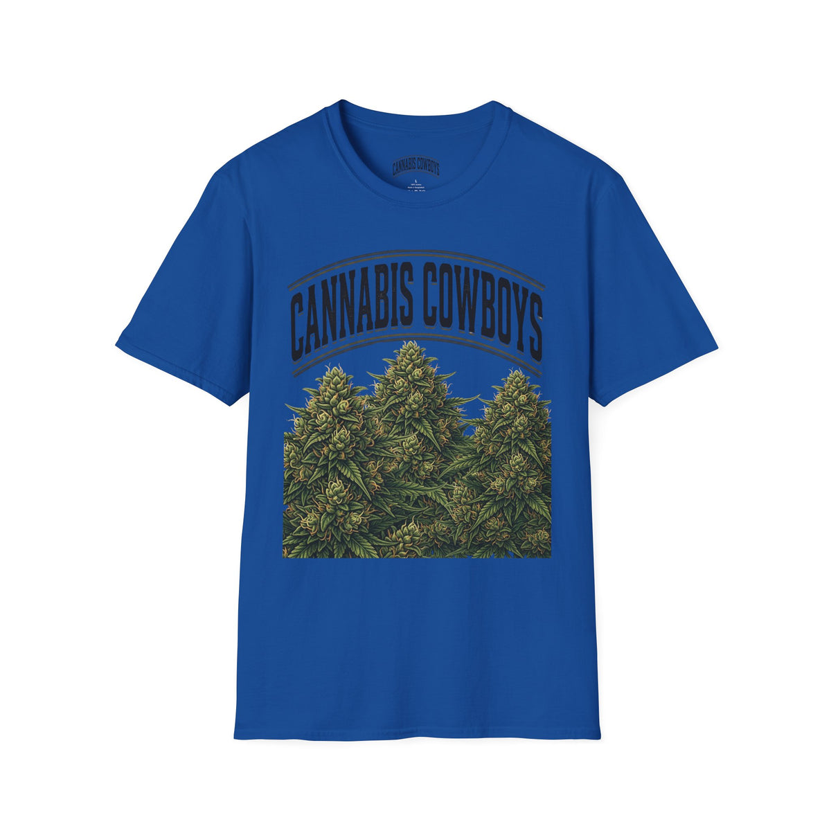 Cannabis Cowboys T-Shirt — Vintage Marijuana Graphic Tee for Enthusiasts
