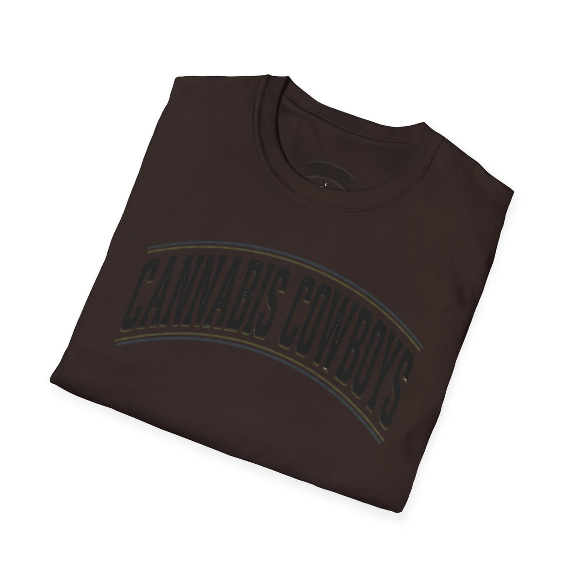 Cannabis Cowboys T-Shirt — Minimalist Cannabis Leaf Tee