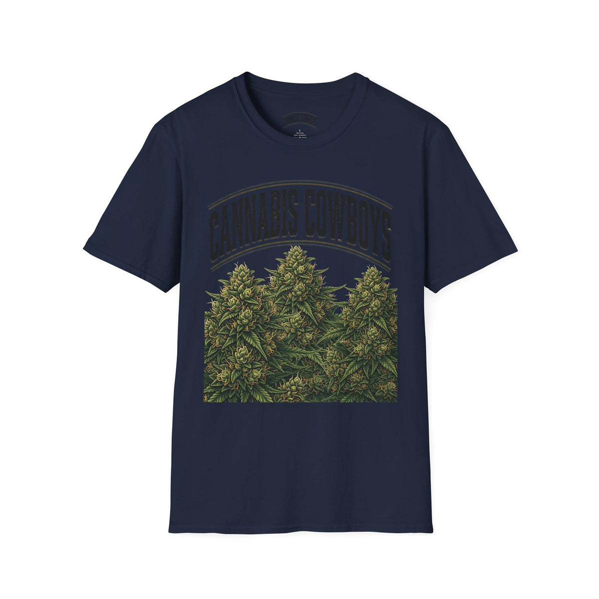 Cannabis Cowboys T-Shirt — Vintage Marijuana Graphic Tee for Enthusiasts