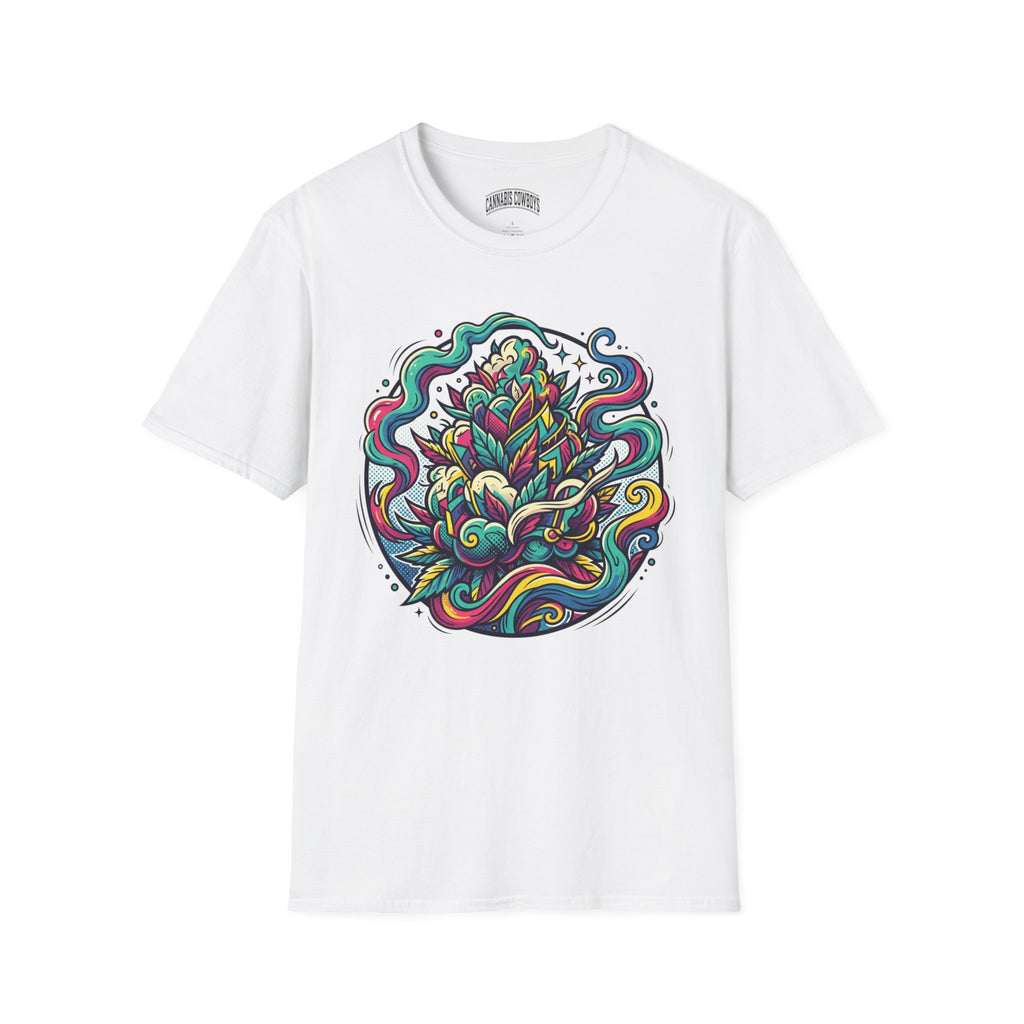 Psychedelic Floral Tee — Colorful Mandala Lotus T-Shirt