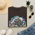 Psychedelic Botanical Tee — Colorful Abstract Floral Mandala T-Shirt