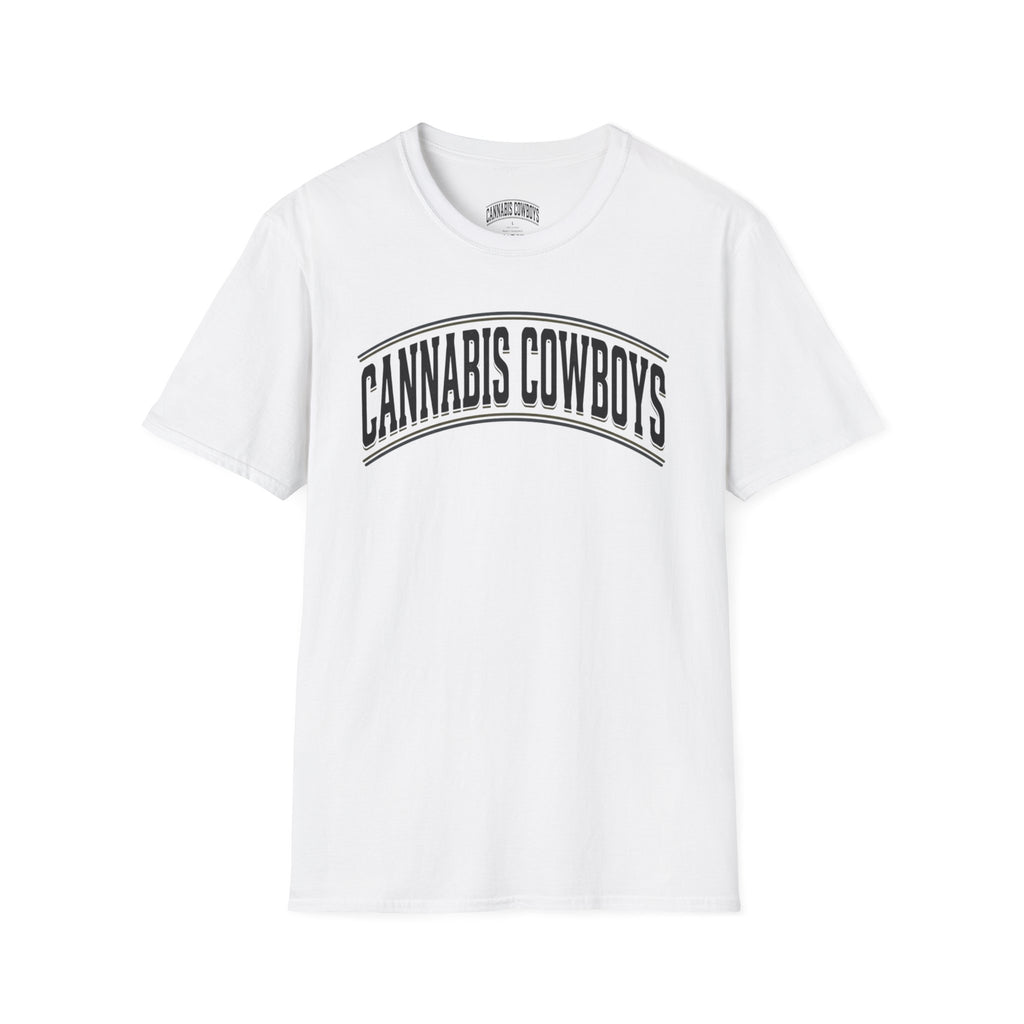 Cannabis Cowboys T-Shirt — Minimalist Cannabis Leaf Tee